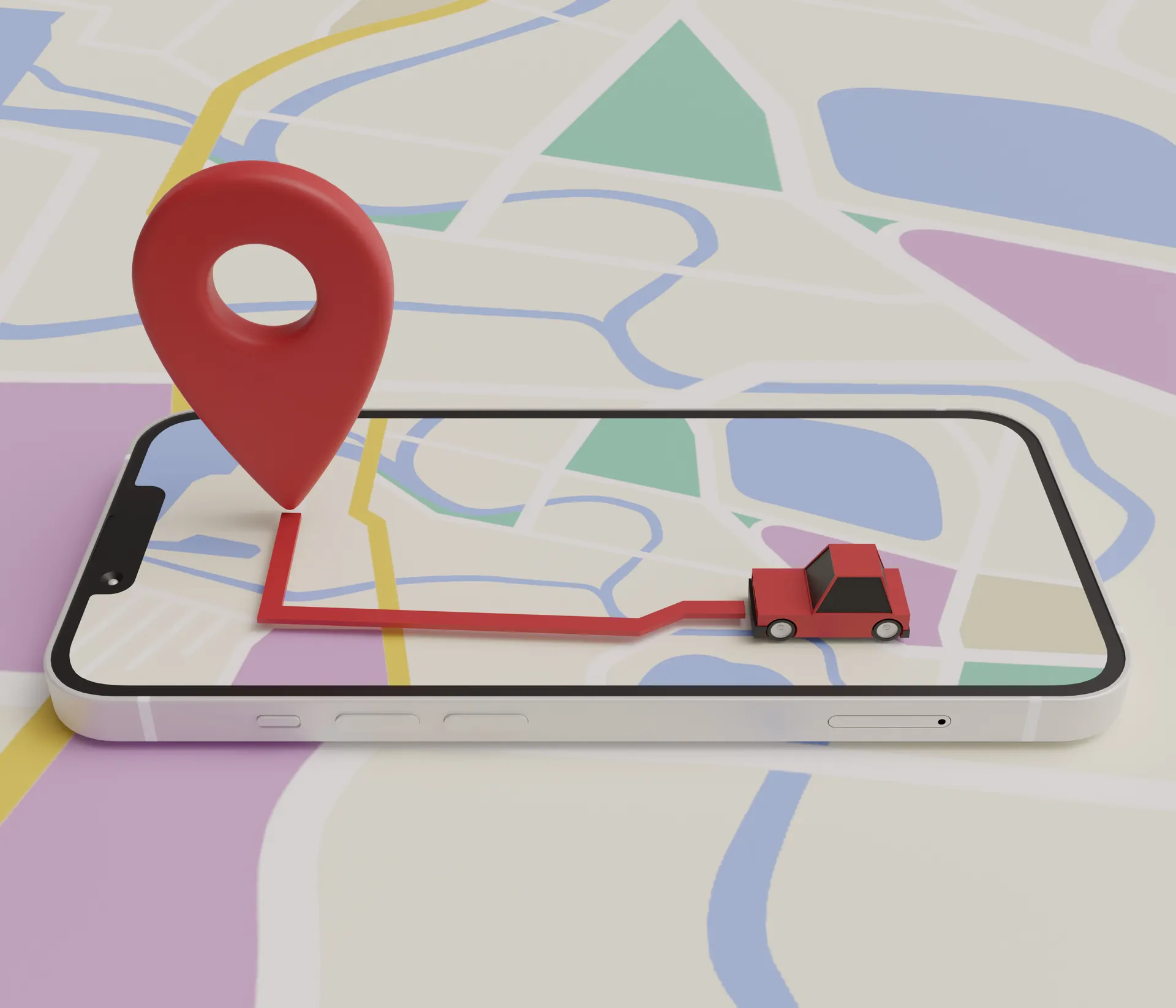 3D tracking map view